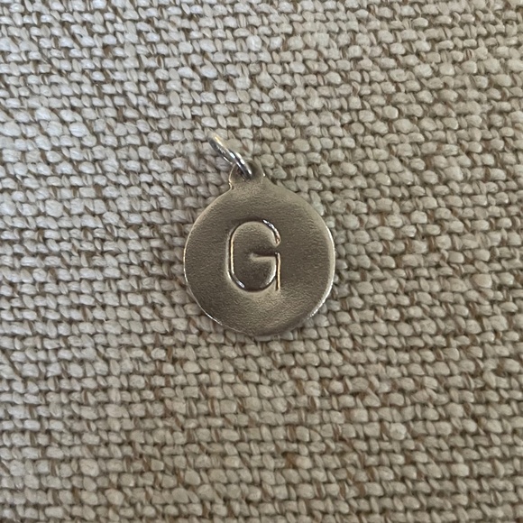 Helen Ficalora "G" Alphabet Charm, Sterling Silver - Picture 2 of 5